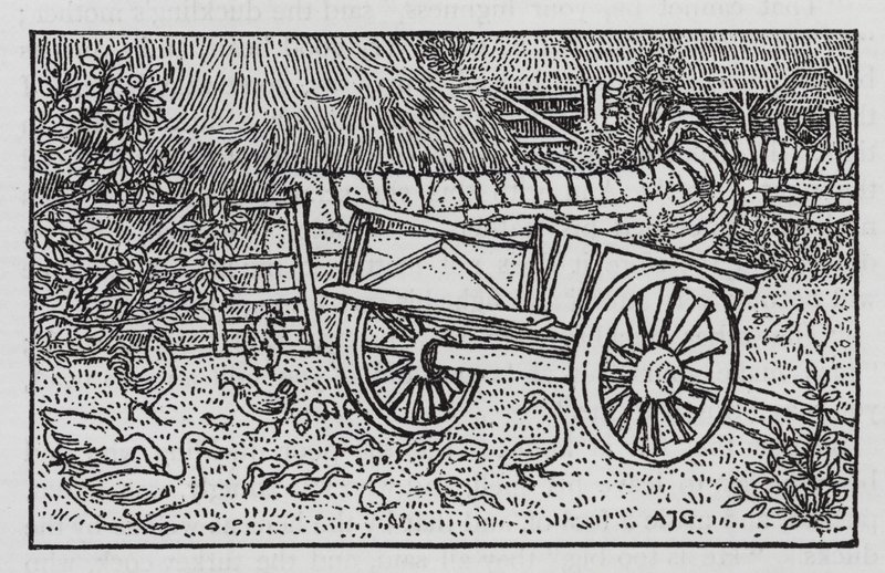 Hans Christian Andersen: A csúnya kiskacsa (litho) alkotó: Arthur Joseph Gaskin