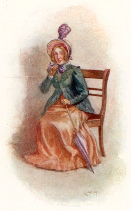 Illusztráció Emma számára, Jane Austen alkotó: Arthur Wallis Mills