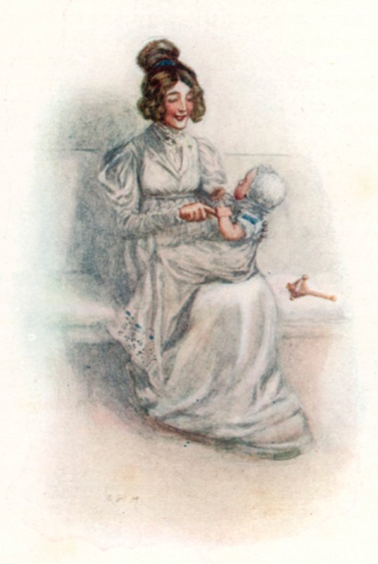 Illusztráció Emma számára, Jane Austen alkotó: Arthur Wallis Mills
