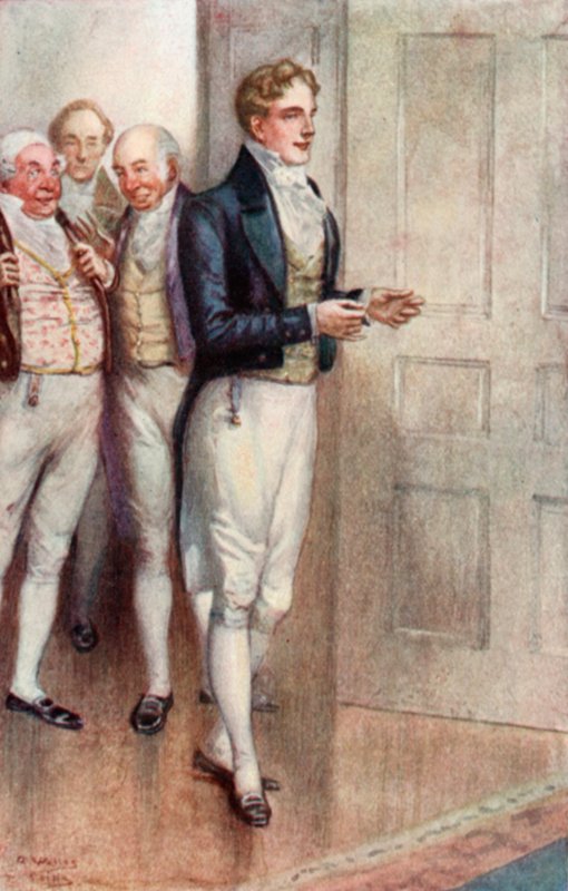 Illusztráció Emma számára, Jane Austen alkotó: Arthur Wallis Mills
