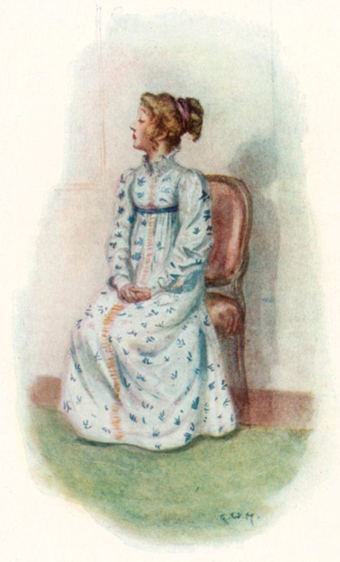Illusztráció a Northanger Abbey számára, Jane Austen alkotó: Arthur Wallis Mills