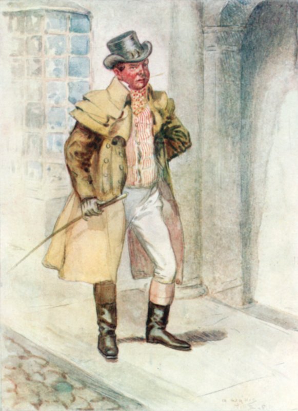 Illusztráció a Northanger Abbey számára, Jane Austen alkotó: Arthur Wallis Mills