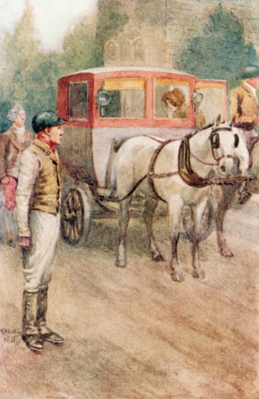 Illusztráció a Northanger Abbey számára, Jane Austen alkotó: Arthur Wallis Mills