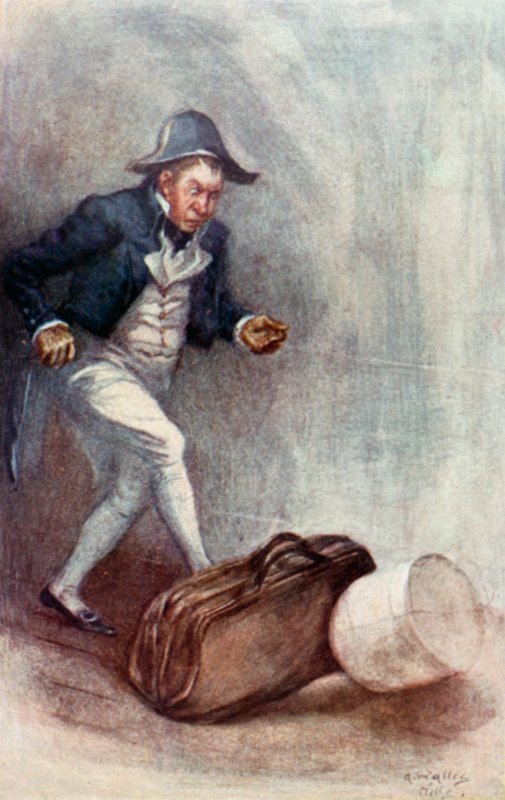 Illusztráció a Northanger Abbey számára, Jane Austen alkotó: Arthur Wallis Mills