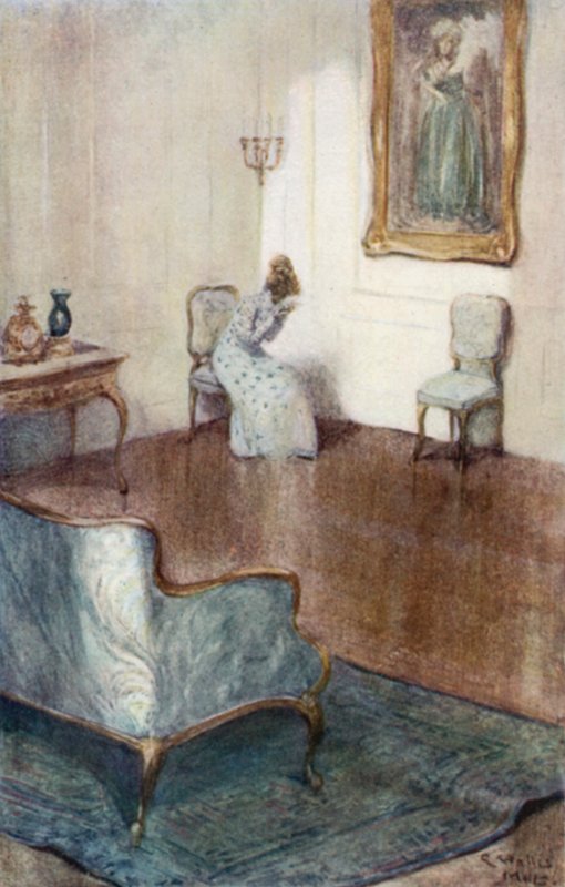 Illusztráció a Northanger Abbey számára, Jane Austen alkotó: Arthur Wallis Mills