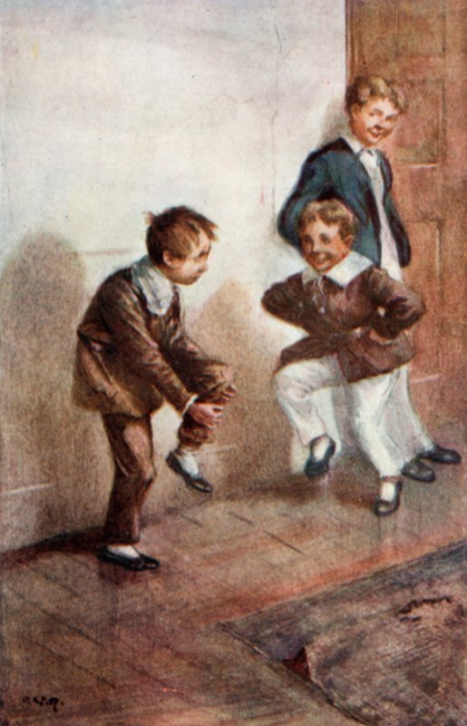 Illusztráció a Northanger Abbey számára, Jane Austen alkotó: Arthur Wallis Mills