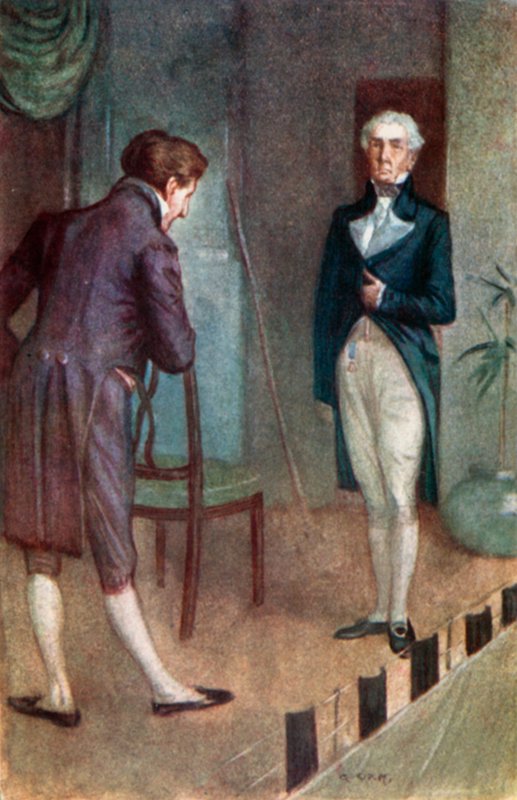 Illusztráció a Northanger Abbey számára, Jane Austen alkotó: Arthur Wallis Mills