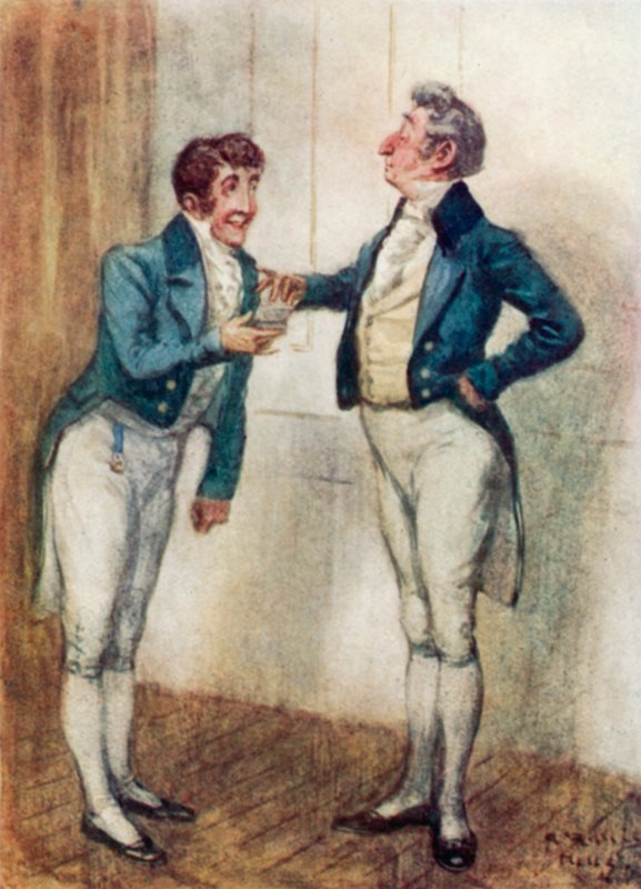 Illusztráció a meggyőzéshez, Jane Austen alkotó: Arthur Wallis Mills
