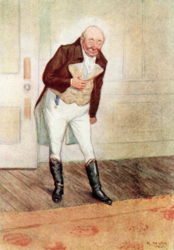 Illusztráció a Büszkeség és balítélethez, Jane Austen alkotó: Arthur Wallis Mills