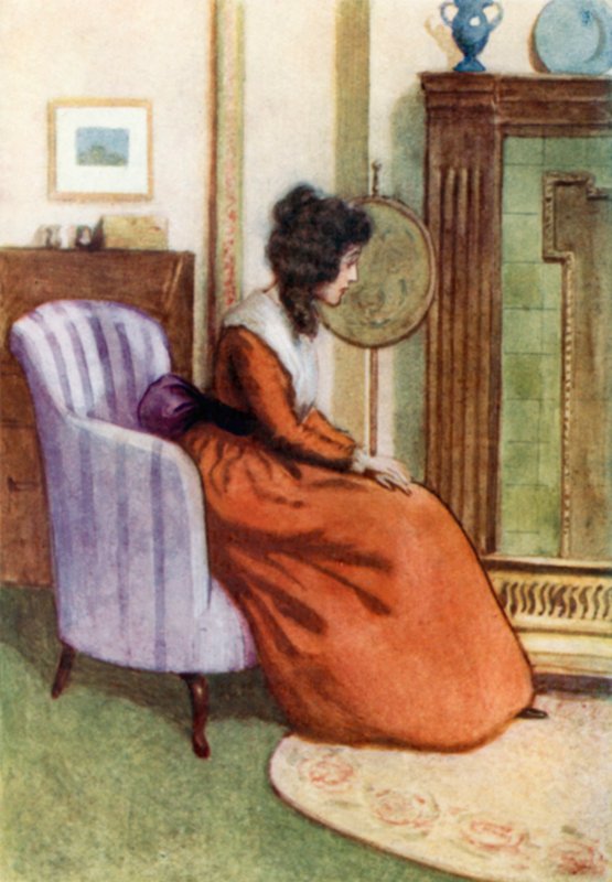 Illusztráció: Jane Austen az érzékhez és az érzékhez alkotó: Arthur Wallis Mills