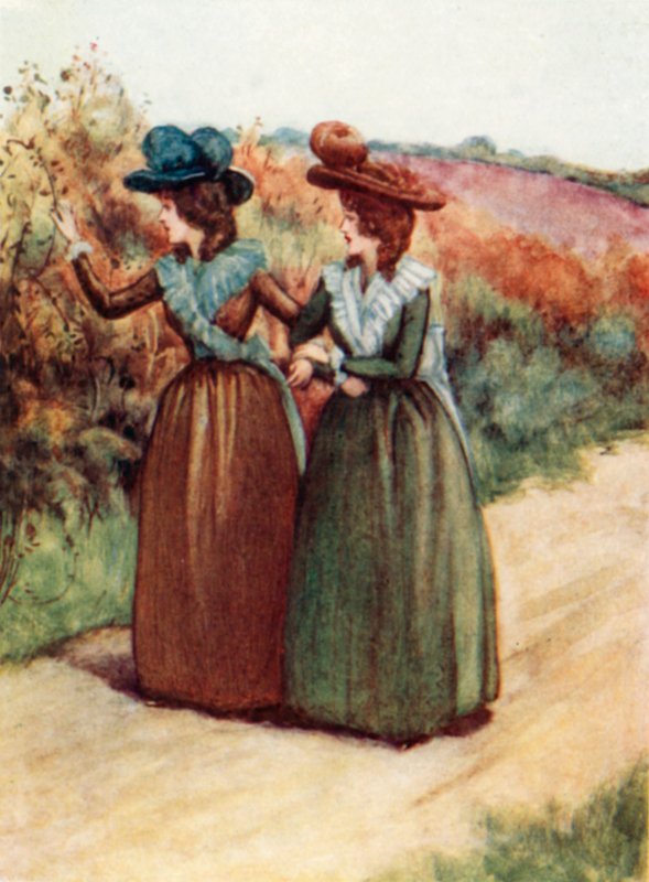 Illusztráció: Jane Austen az érzékhez és az érzékhez alkotó: Arthur Wallis Mills