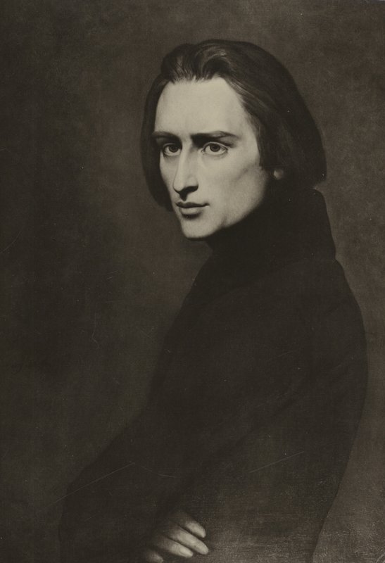Liszt Ferenc, magyar zeneszerző alkotó: Ary Scheffer
