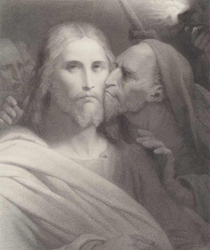 Júdás csókja alkotó: Ary Scheffer