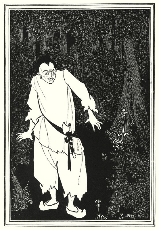 Ali Baba az erdőben alkotó: Aubrey Beardsley