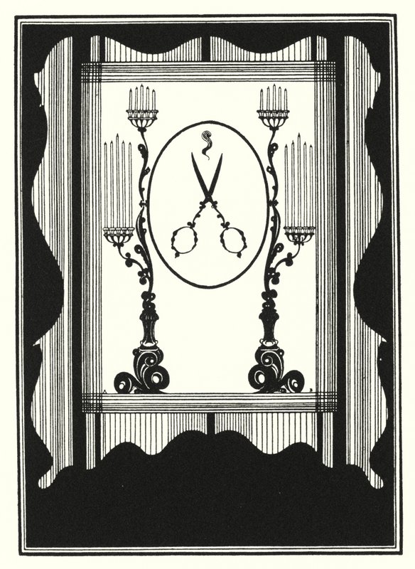 Borító kialakítás, kicsinyített alkotó: Aubrey Beardsley