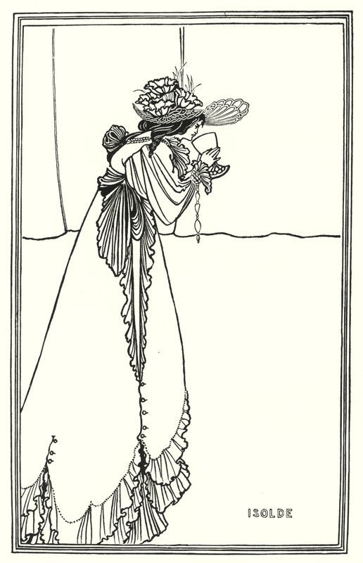 Isolde alkotó: Aubrey Beardsley
