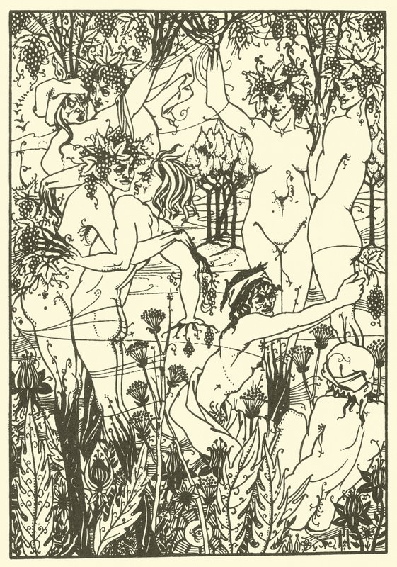 A szüret csapdája 1894 (litográfia) alkotó: Aubrey (after) Beardsley