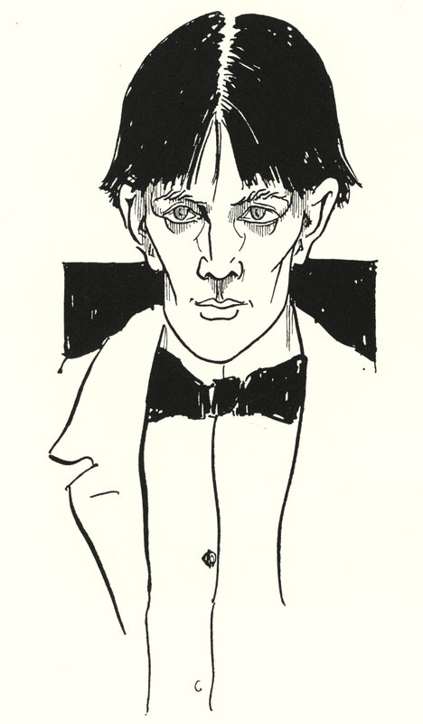 Aubrey Beardsley saját portréja alkotó: Aubrey Beardsley