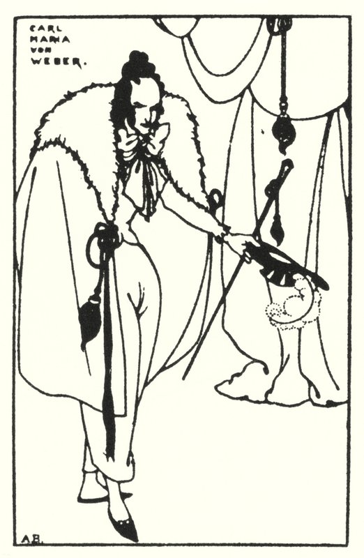 Carl Maria von Weber alkotó: Aubrey Beardsley