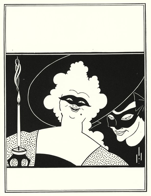 A „Sárga könyv” I. kötetének borítóterve alkotó: Aubrey Beardsley