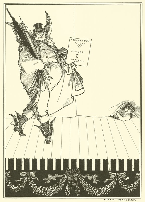 A Savoy tervezési tájékoztatója alkotó: Aubrey Beardsley