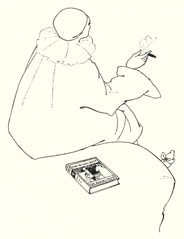 Tervezés egy meghívó számára alkotó: Aubrey Beardsley
