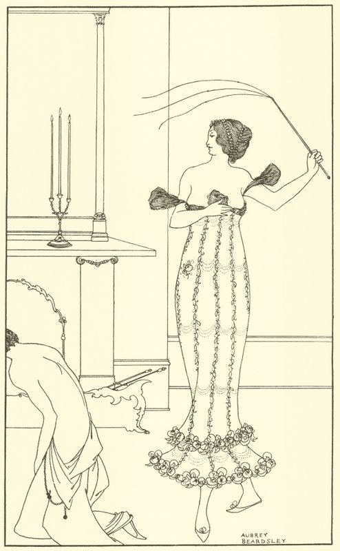 Frontispiece, A teljes és igaz beszámoló Earl Lavender csodálatos küldetéséről alkotó: Aubrey Beardsley