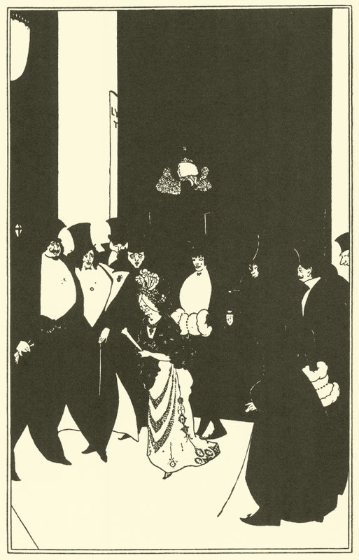 Lady Golds Escort alkotó: Aubrey Beardsley