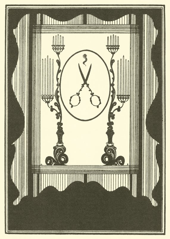 A zár megerőszakolása alkotó: Aubrey Beardsley