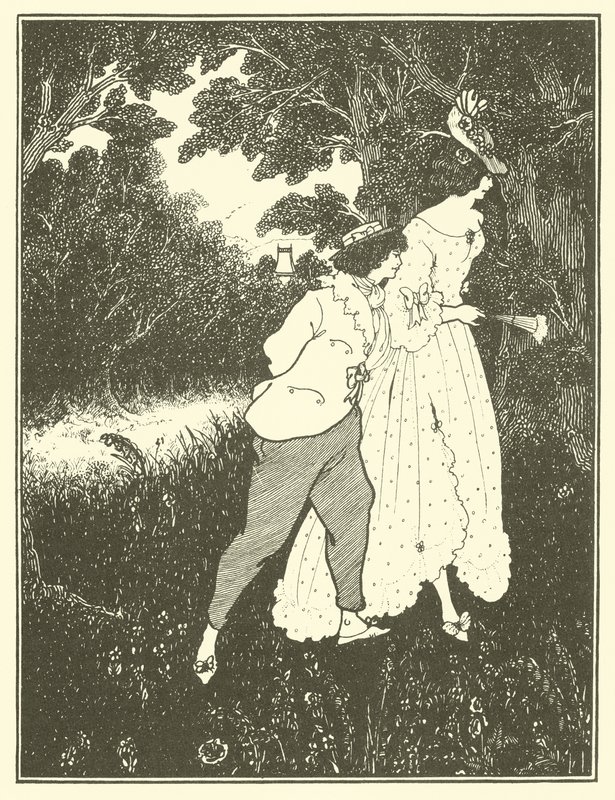 A három zenész alkotó: Aubrey Beardsley