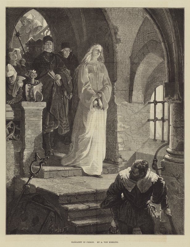 Margaret a börtönben alkotó: August von Kreling
