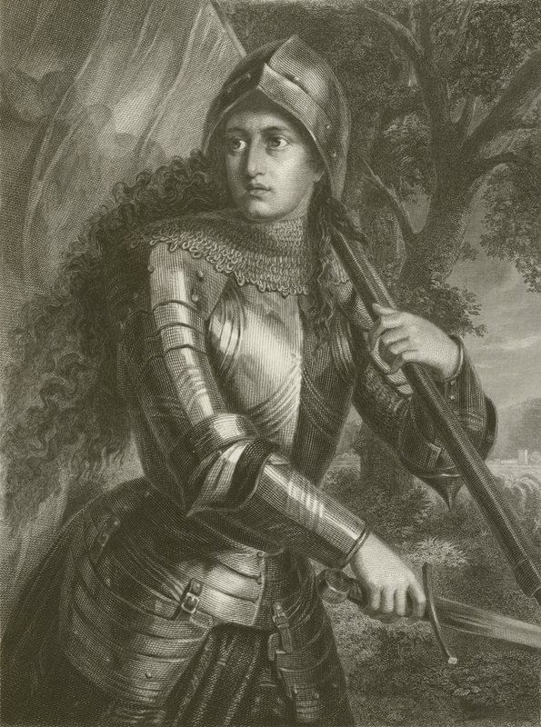 Johanna (metszet) alkotó: August Friedrich Pecht