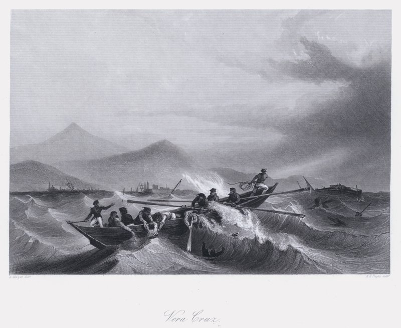 Vera Cruz (metszet) alkotó: Auguste Etienne Francois Mayer