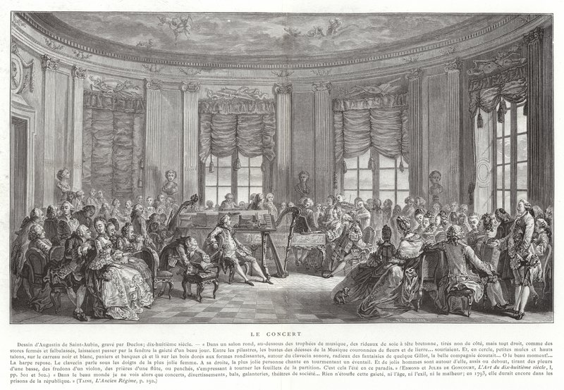 A koncert alkotó: Augustin de Saint Aubin