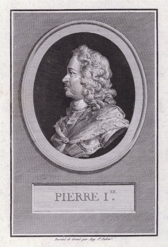 Nagy Péter, Oroszország cárja (metszet) alkotó: Augustin de Saint Aubin