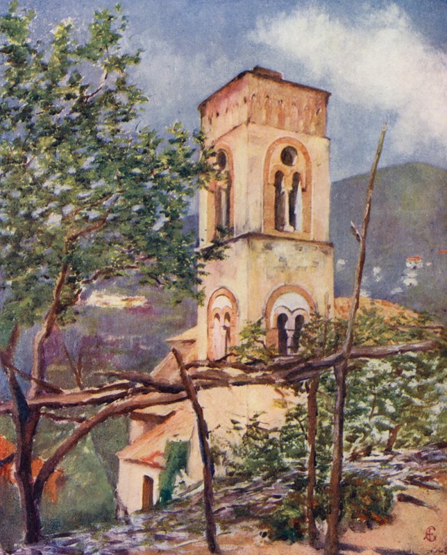 Ravellói székesegyház (színes litográfia) alkotó: Augustine Fitzgerald