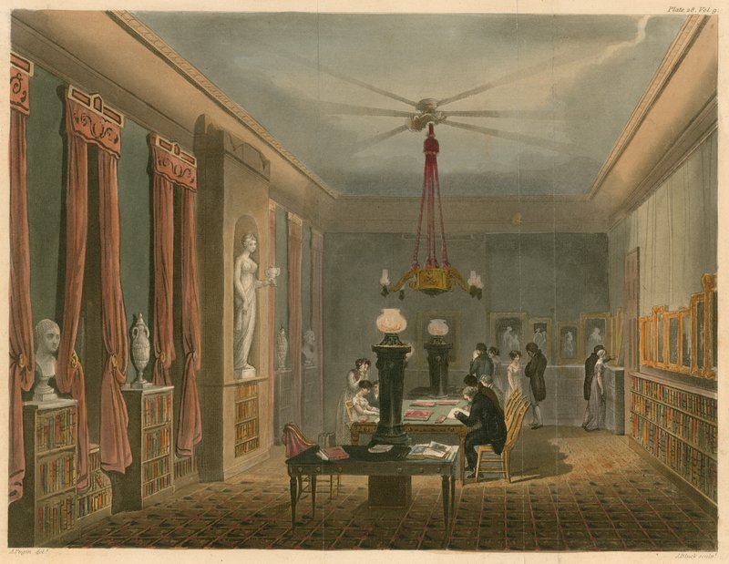 Ackermann művészeti alkotások könyvtára alkotó: Augustus Charles Pugin