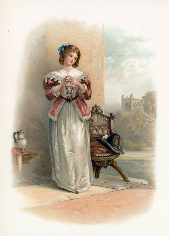 Anne Page a Windsori Vidám feleségekből alkotó: Augustus Wall Callcott