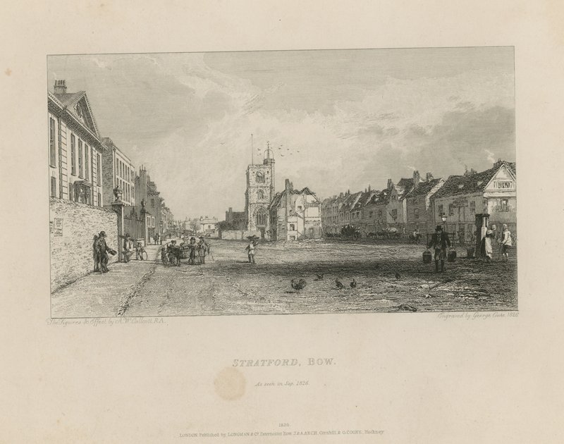 Stratford általános képe a Bow-ban alkotó: Augustus Wall Callcott