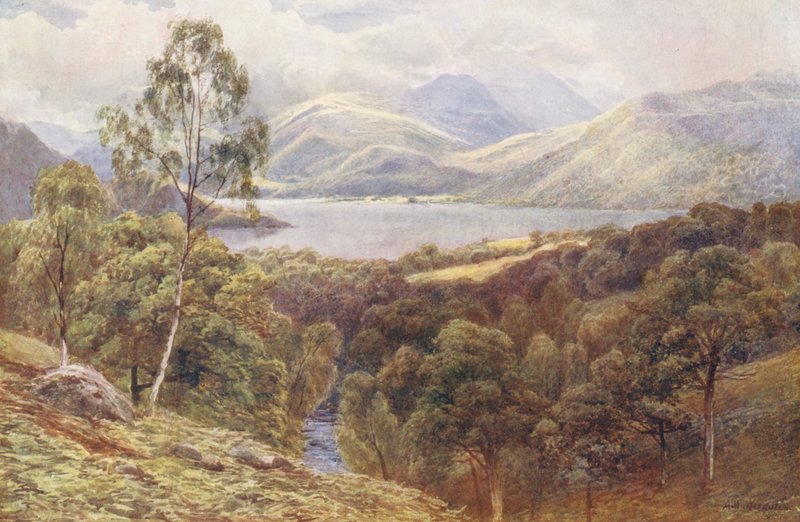 Ullswater (színes litográfia) alkotó: Augustus Watford Weedon