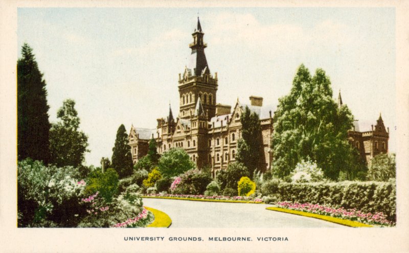 University Grounds, Melbourne, Victoria, Ausztrália alkotó: Australian Photographer