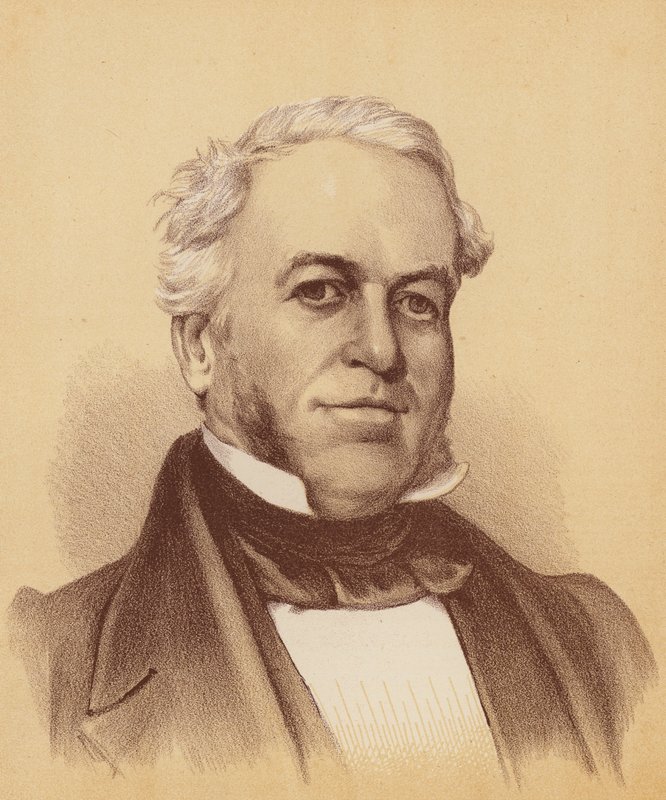 Henry Dangar, Esquire (színes litográfia) alkotó: Australian School