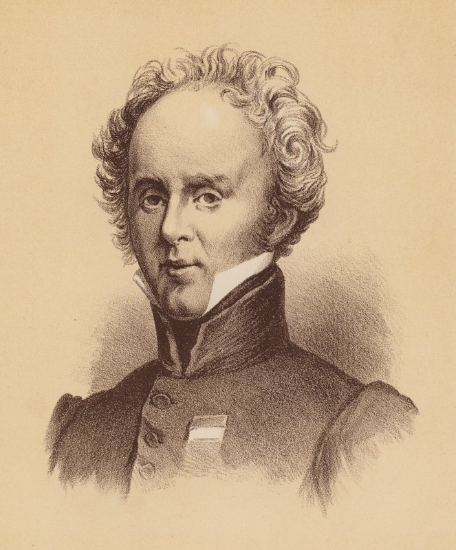 Sir Richard Bourke altábornagy, Új-Dél-Wales nyolcadik kormányzója (színes litográfia) alkotó: Australian School