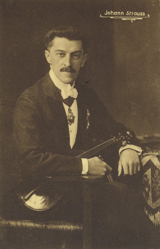 Johann Strauss portréja III alkotó: Austrian Photographer