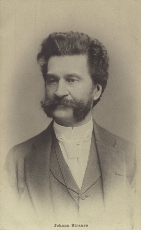Johann Strauss portréja II alkotó: Austrian Photographer