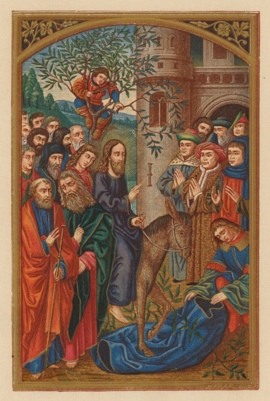 Hosanna Filio David (chromolitho) alkotó: Austrian School