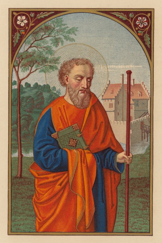 S Barnabás, apostol (kromolit) alkotó: Austrian School