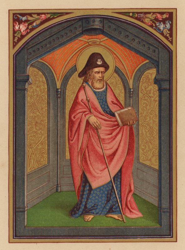 Szent Jakab apostol (kromolit) alkotó: Austrian School