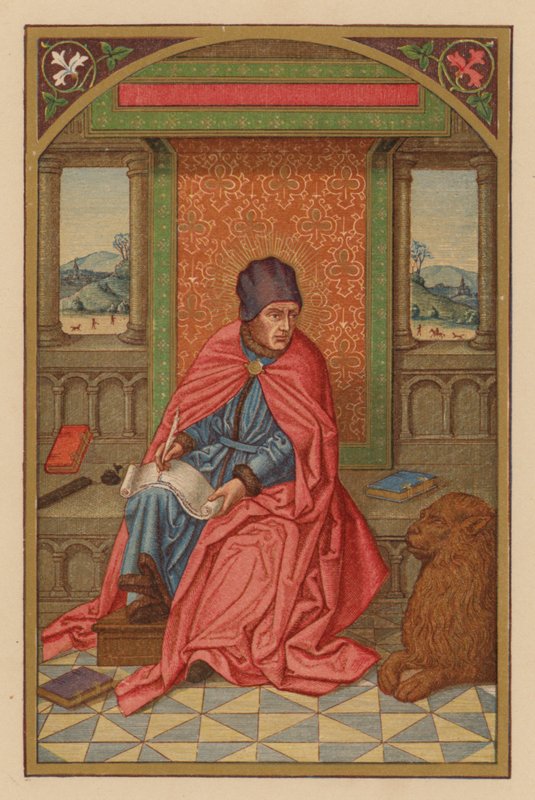 S Marcus Ev (chromolitho) alkotó: Austrian School