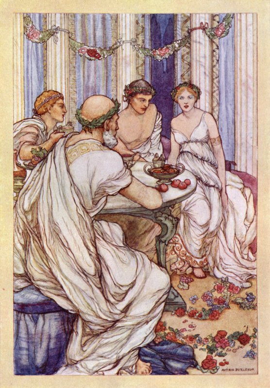 John Keats: Lamia (színes litó) alkotó: Averil Mary Burleigh